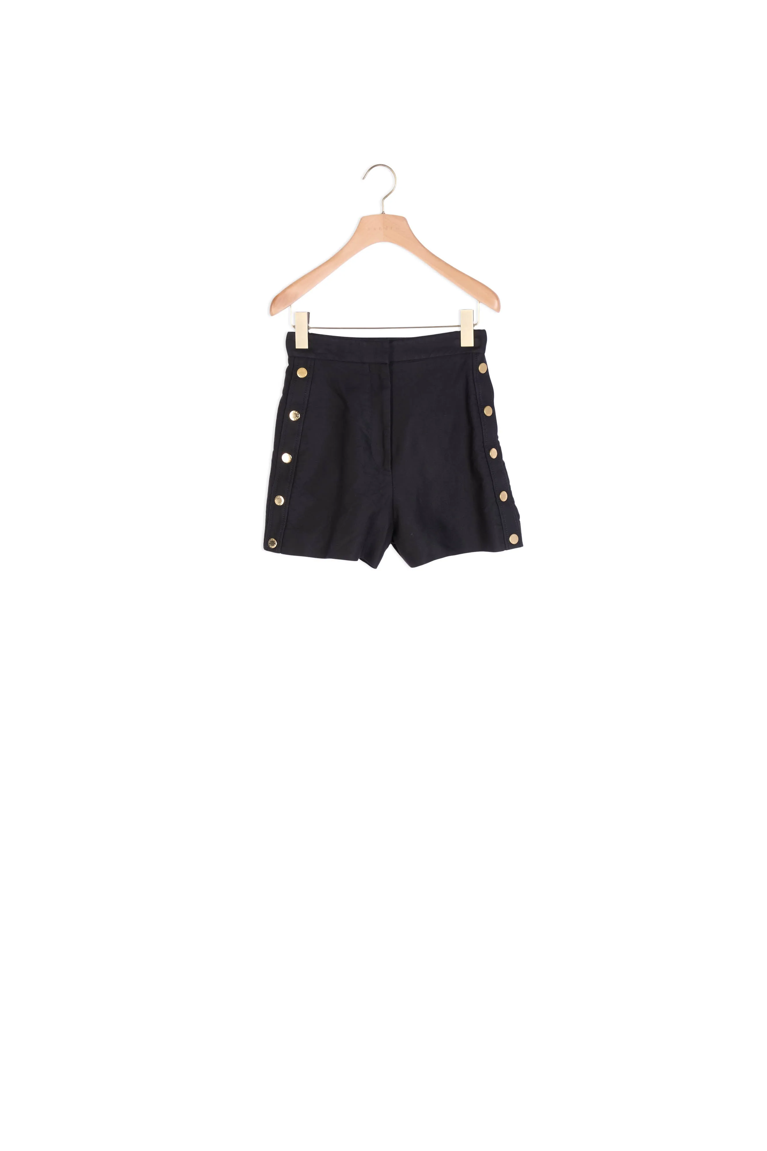 Short avec boutons pressions