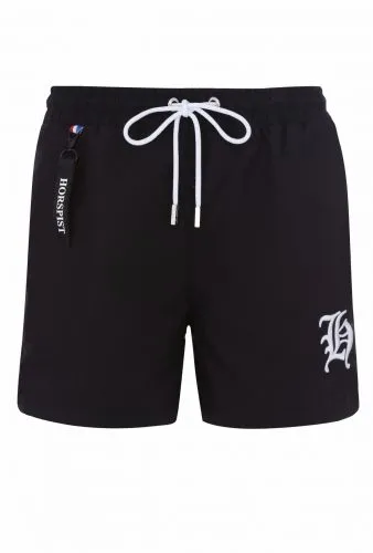 SHORT DE BAIN NEAL HORSPIST NOIR
