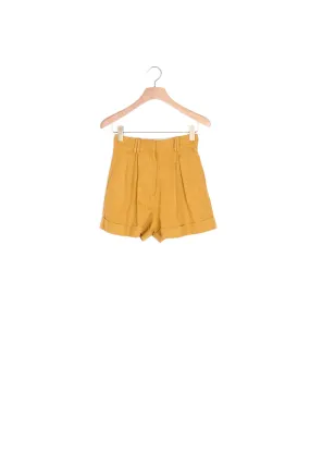 Short à plis cassés