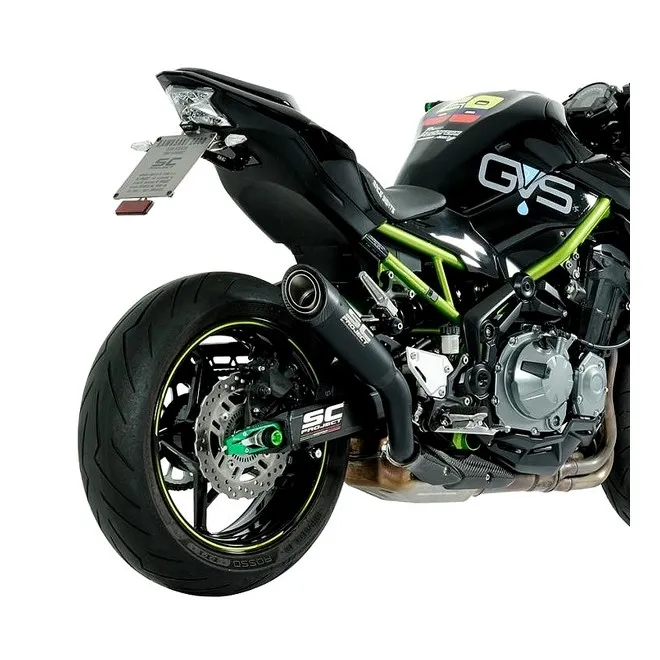 Silencieux SC Project S1 Titane noir Kawasaki Z900 A2 (2018-2020) | Moto Shop 35