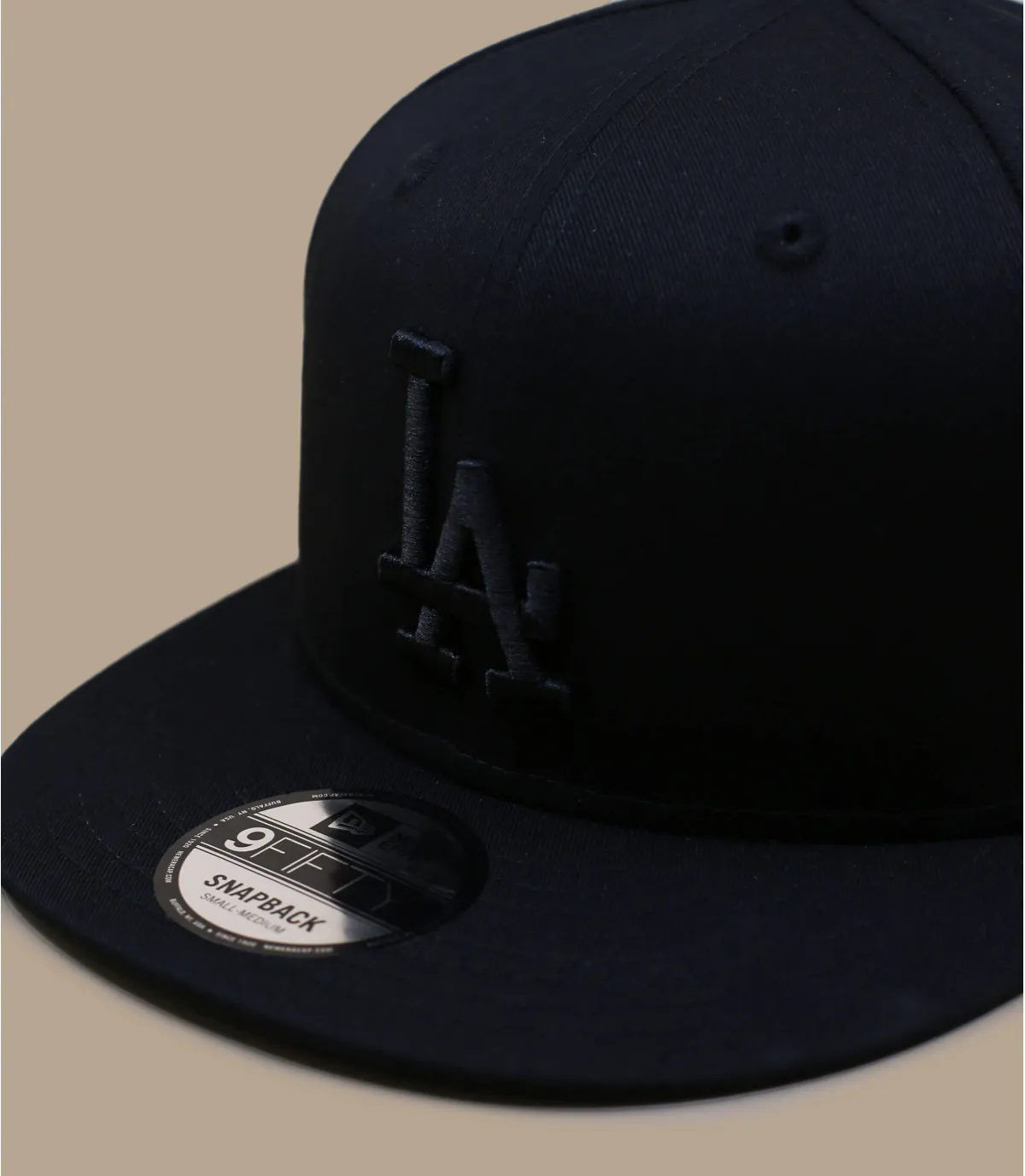 snapback LA logo noir - Snapback MLB BOB LA Dodgers New Era : Headict
