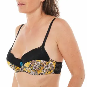 Soutien-gorge ampliforme coque moulée POMM'POIRE - Jaune | 3 Suisses