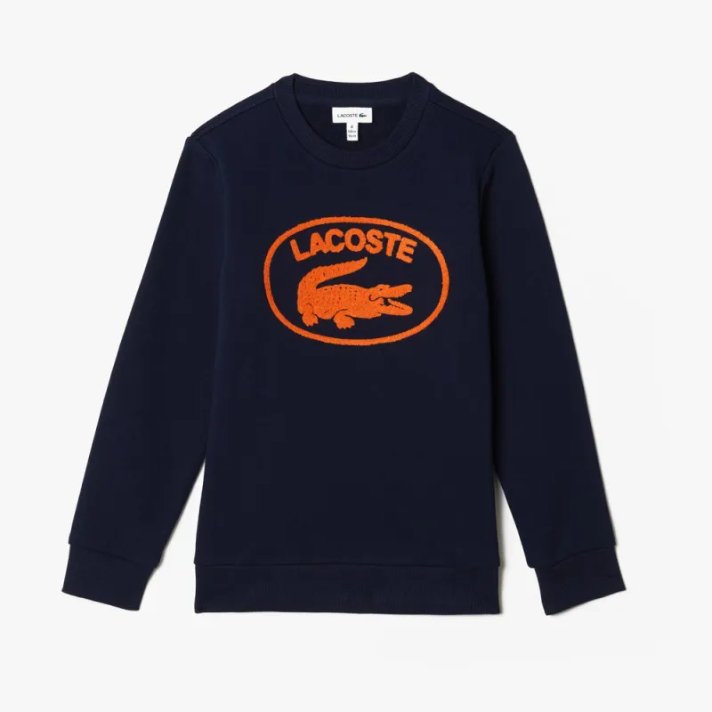 Sweatshirt Lacoste enfant color-block avec marquage contrasté