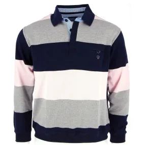 Sweatshirt Yacht Collection gris, marine, rose - Matière-noble 39,90€