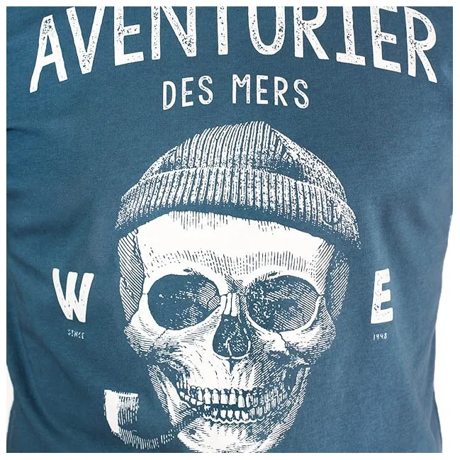 T-shirt Aventurier des Mers - Pétrole