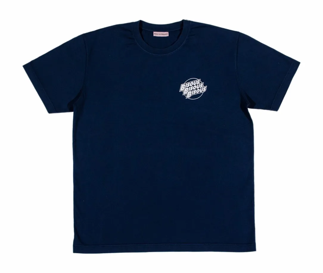 T-shirt Bisous Homme Western dos Navy