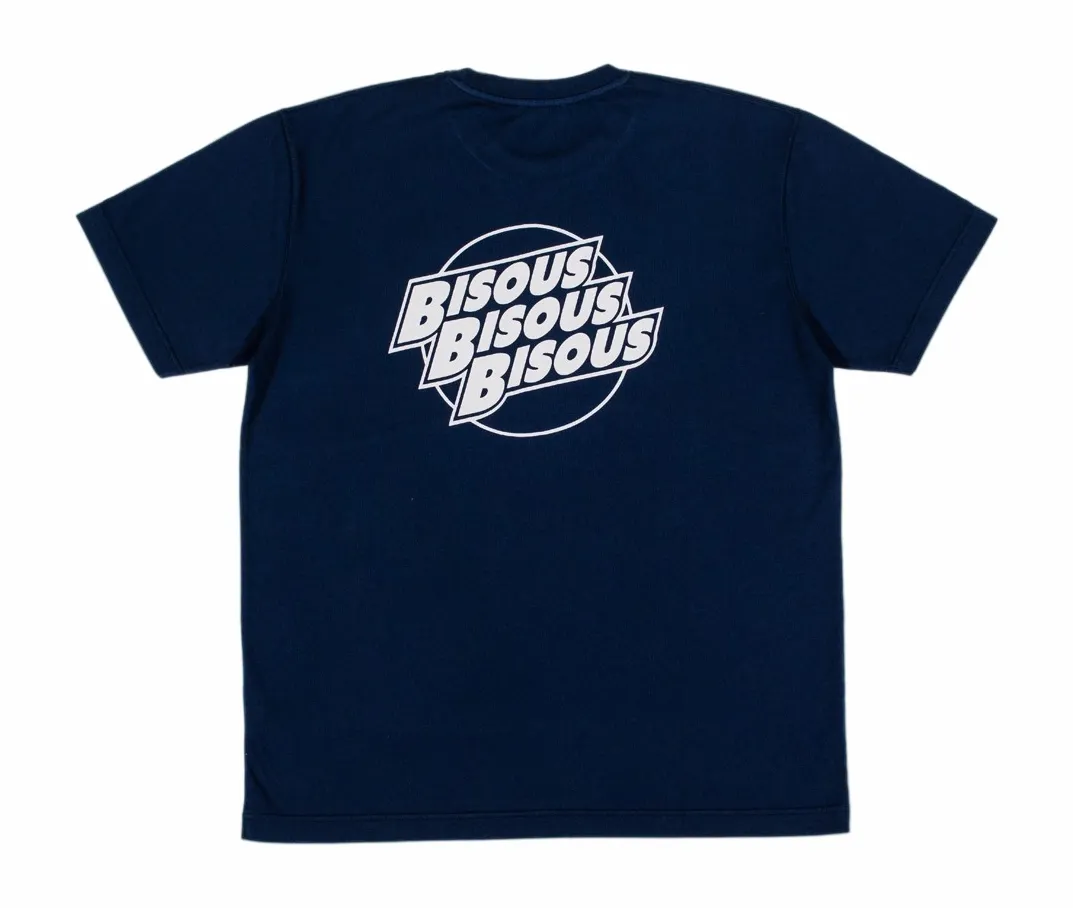 T-shirt Bisous Homme Western dos Navy