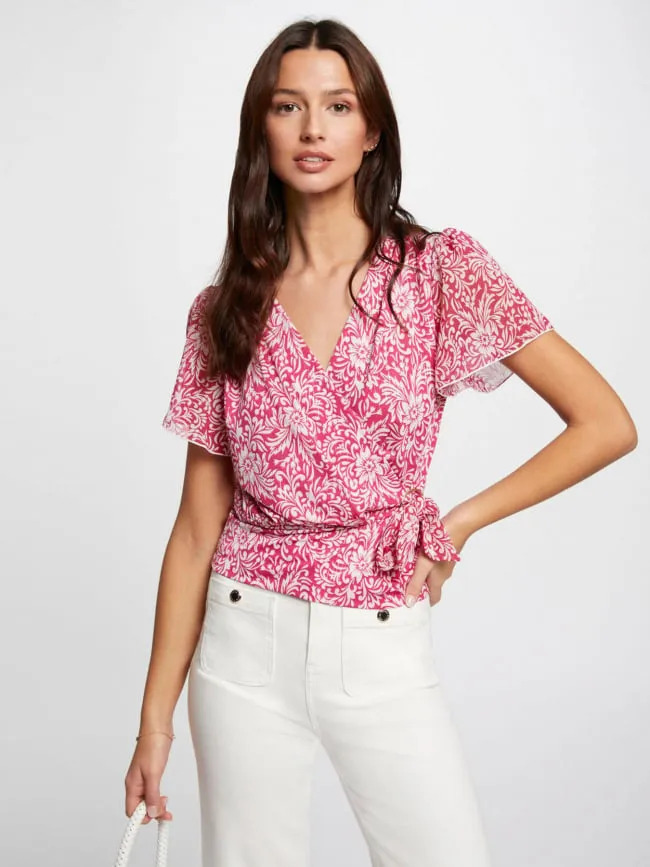 T-shirt crop drichie rose femme - Morgan | wimod