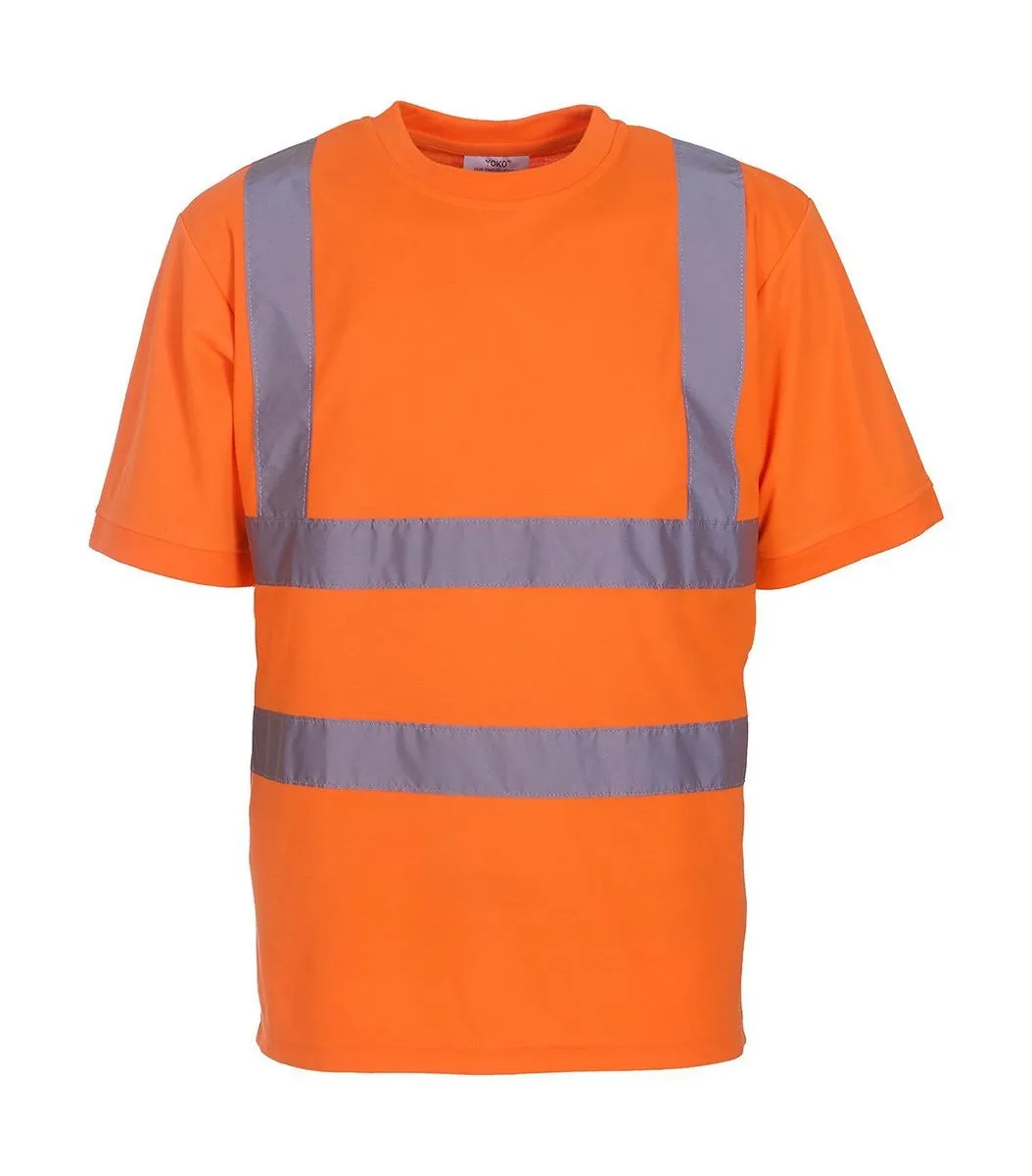 T-shirt de sécurité haute visibilité orange fluo - HVJ410 