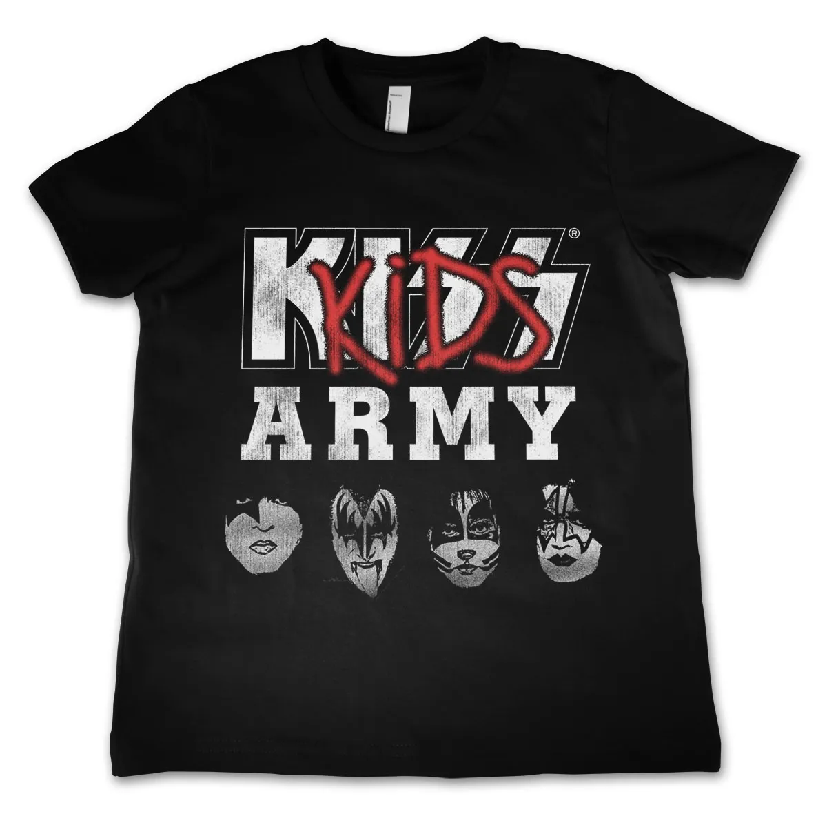 T-Shirt KISS Army noir pour enfant