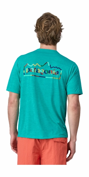 T-Shirt Patagonia Homme Cap Cool Daily Graphic Shirt Unity Fitz : Subtidal Blue X/Dye