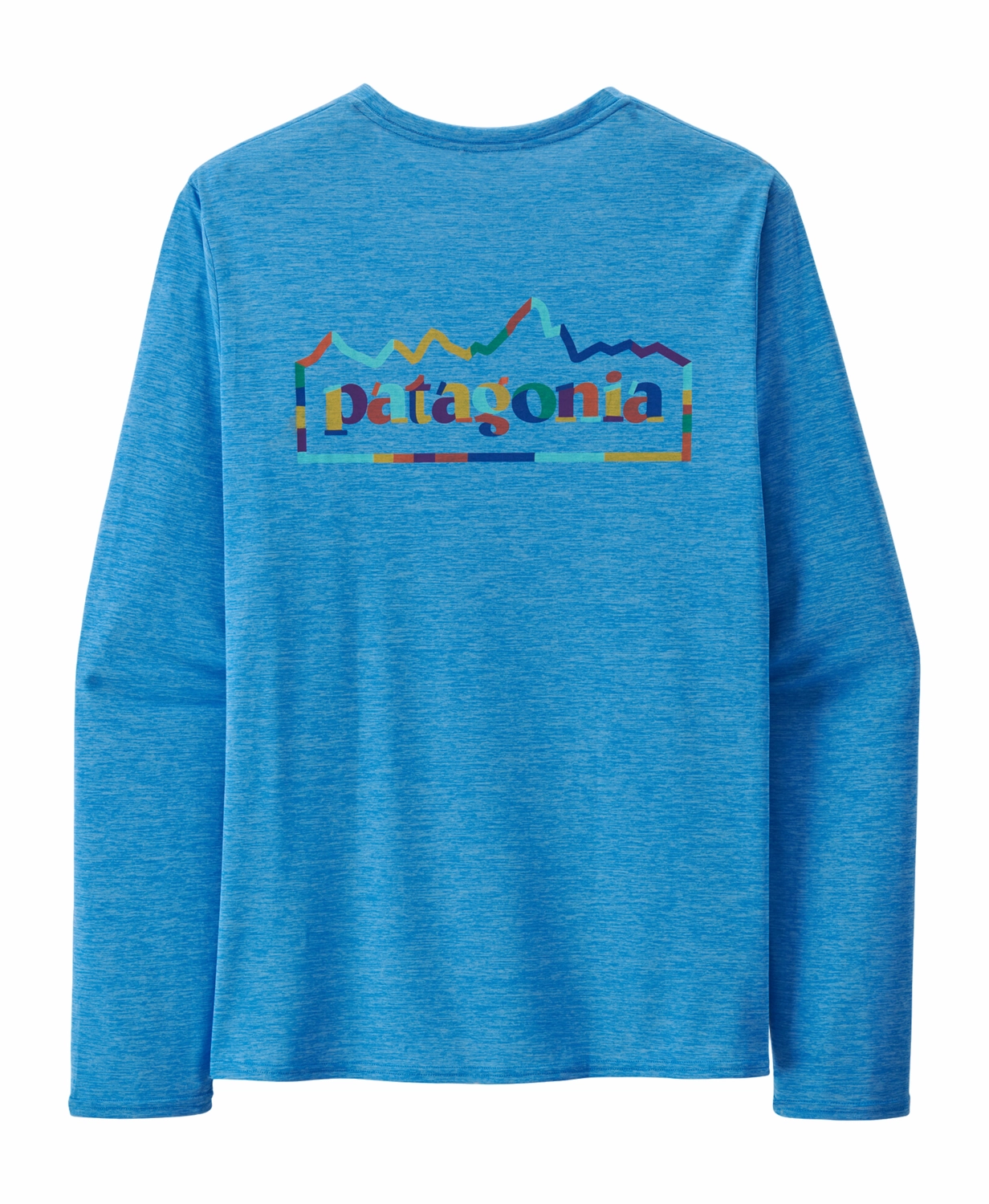 T-shirt Patagonia Homme L/S Cap Cool Daily Graphic Shirt Unity Fitz: Vessel Blue X/Dye