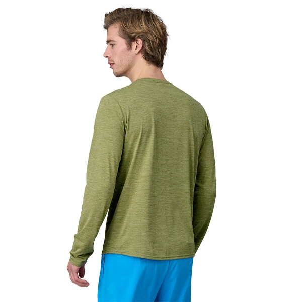 T-Shirt Patagonia Homme L/S Cap Cool Daily Shirt Buckhorn Green / Light Buckhorn Green X/Dye