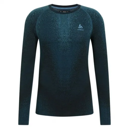 T-shirt performance warm blackcomb provincial blue