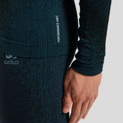 T-shirt performance warm blackcomb provincial blue
