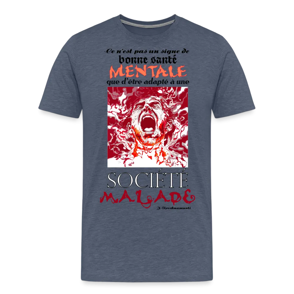 T-shirt Premium Homme Société Malade