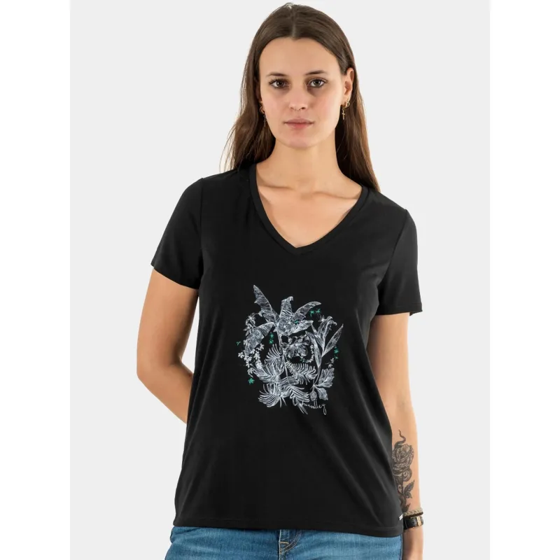 T-shirt sportswear essential icon futura rose femme - Nike | wimod
