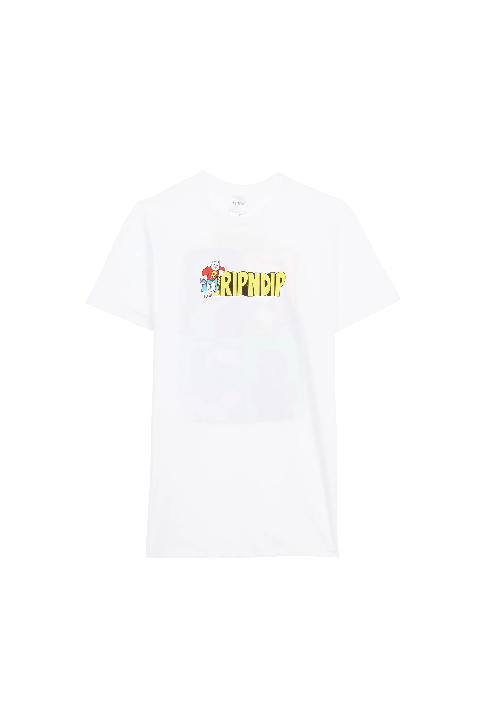 T-shirt Sérigraphié En Coton Blanc Ripndip - Homme | Citadium