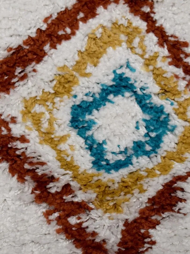 Tapis berbère style EFAL-D OEKO-TEX® - Multicolore