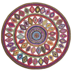 Tapis Multicolore diamètre 120 cm  | 3 Suisses