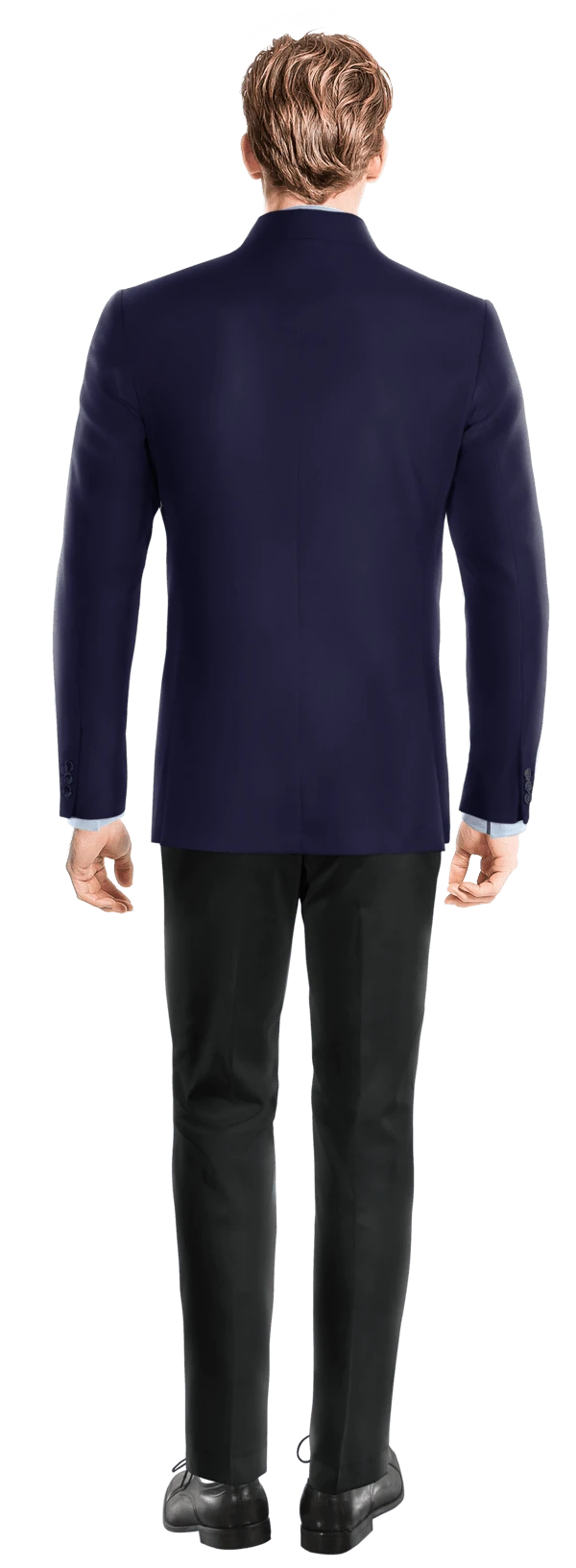 Veste col mandarin bleue déperlant édition limitée