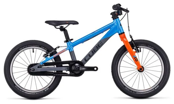 VTT Enfant Cube Cubie 160 Single Speed 16'' Bleu Gris Actionteam 2023 3 - 5 Ans